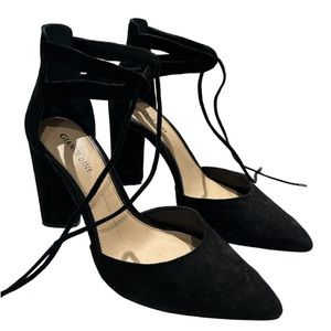Gianni Bini Bealina Ankle Strap Block Heels